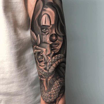Тату рукав чоловічий