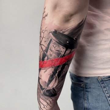 Тату рукав чоловічий