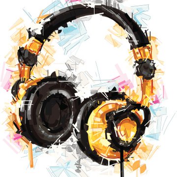 Тату-эскиз наушники