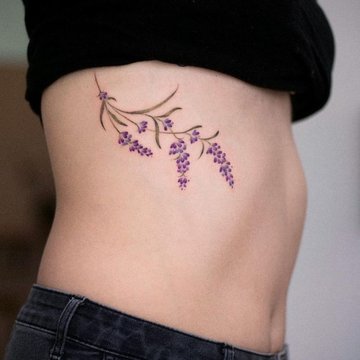 тату з лавандою