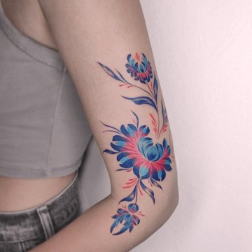 петриківський розпис тату