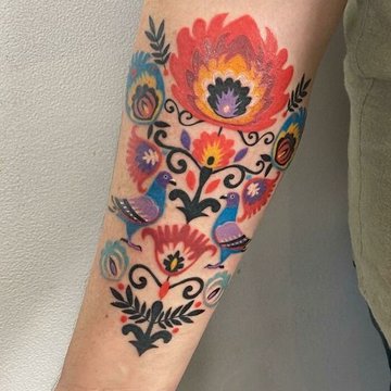 петриківський розпис тату