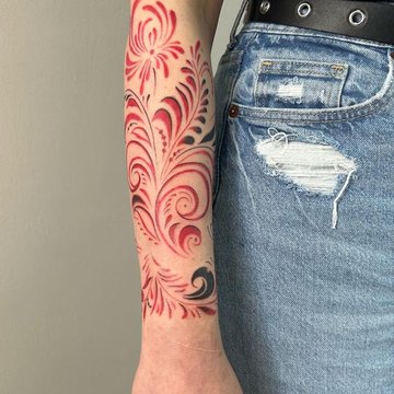 петриківський розпис тату