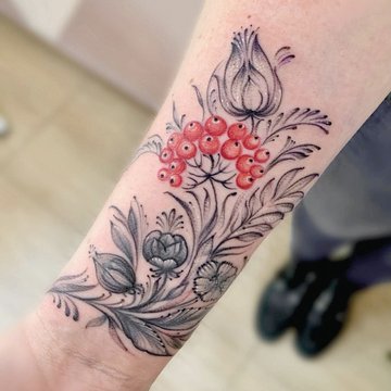 петриківський розпис тату