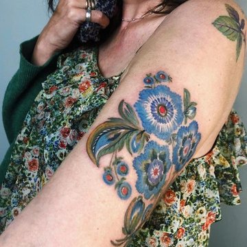 петриківський розпис тату