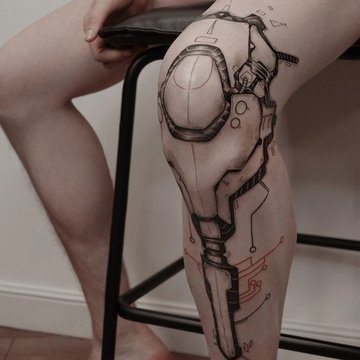 Киберпанк тату