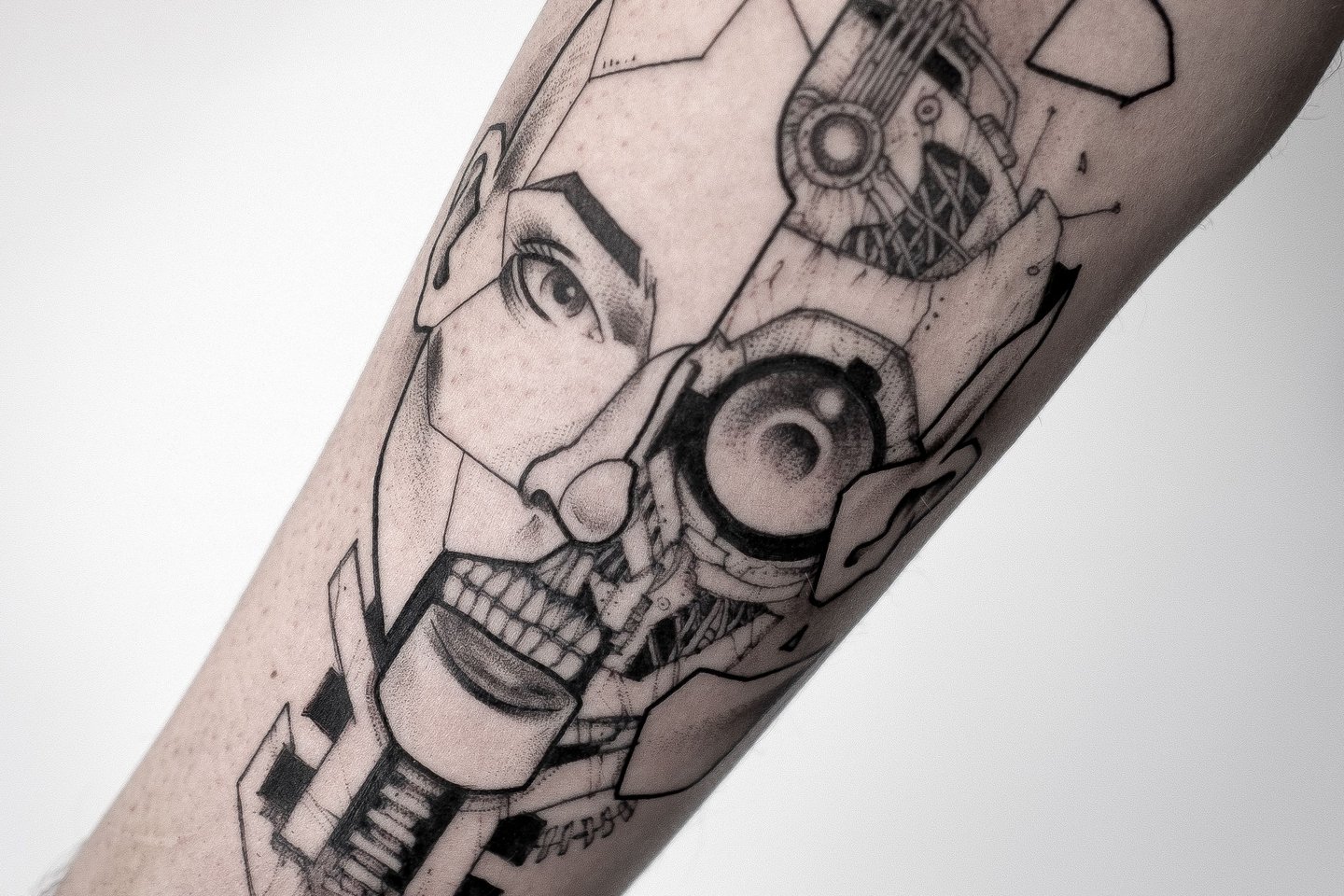 Киберпанк тату