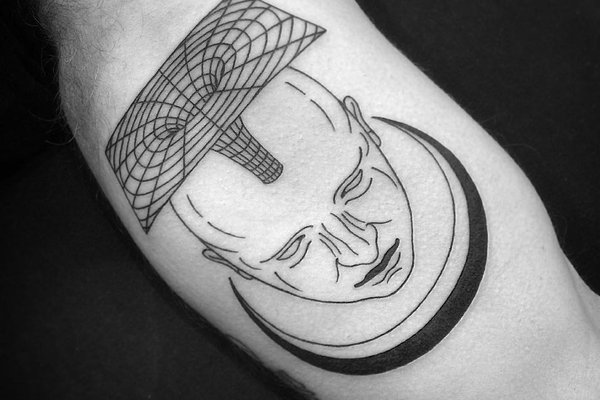 Киберпанк тату