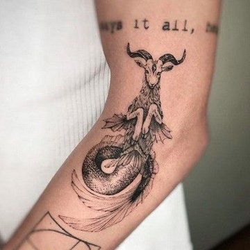 тату знак Зодиака Козерог