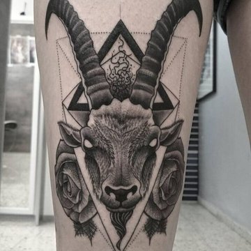 тату знак Зодиака Козерог