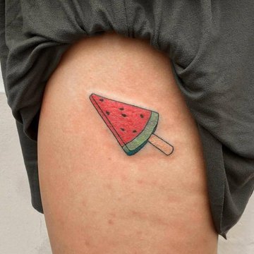 Тату-ескіз кавун