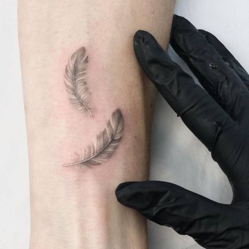 Тату-ескізи "Пір'я"