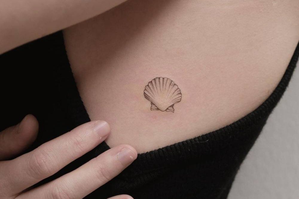 Тату - ескізи "Мушля"