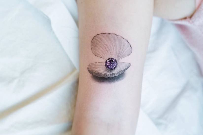 Тату-эскиз Жемчуг