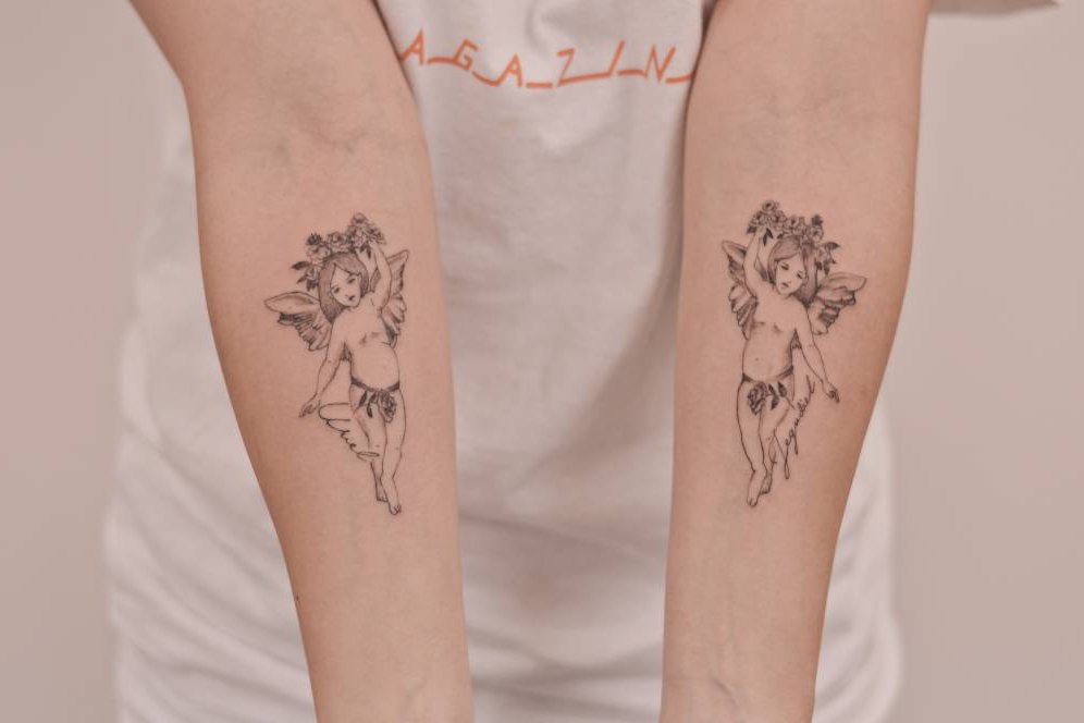 Тату ескізи ангелів