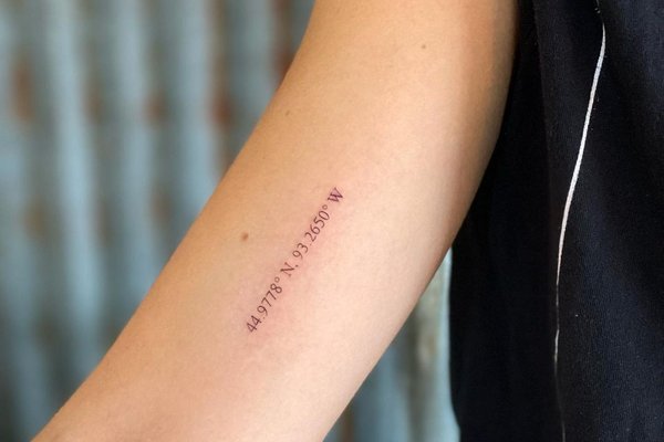 Тату з цифрами