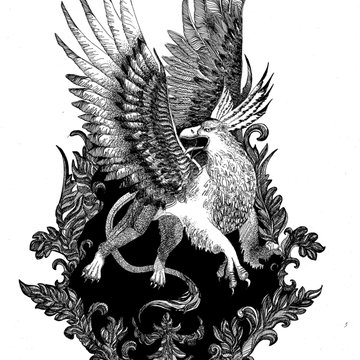 Тату эскизы грифон