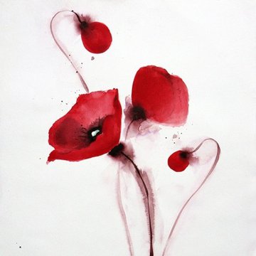 Тату эскизы мак