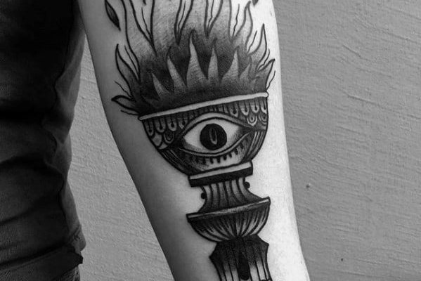 Тату - эскизы факел