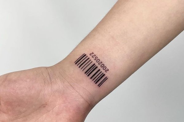 Тату-ескізи "Штрих-код"