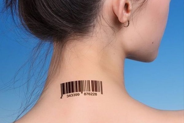 Тату-ескізи "Штрих-код"