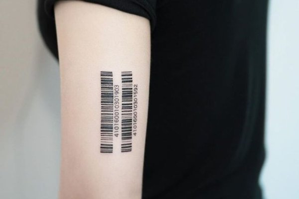 Тату-ескізи "Штрих-код"
