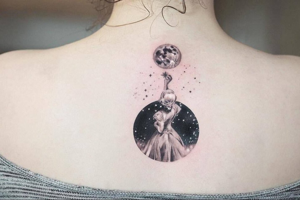 Тату ескізи повний місяць