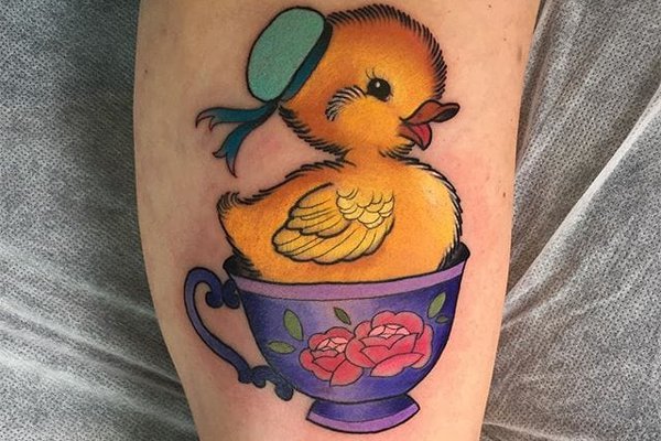 Тату - эскизы утка