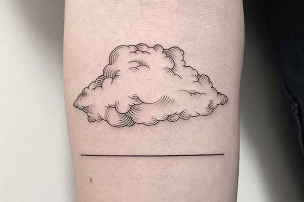 Тату эскизы облака