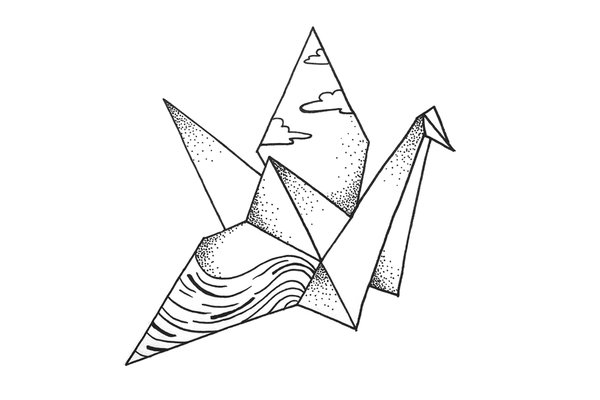 Тату эскизы оригами