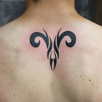 тату знак Зодіаку Овен