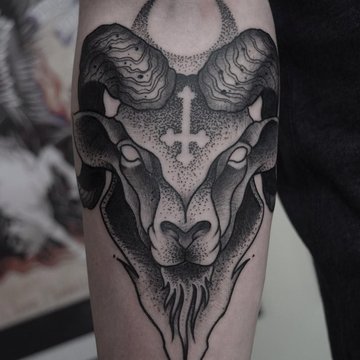 тату знак Зодіаку Овен