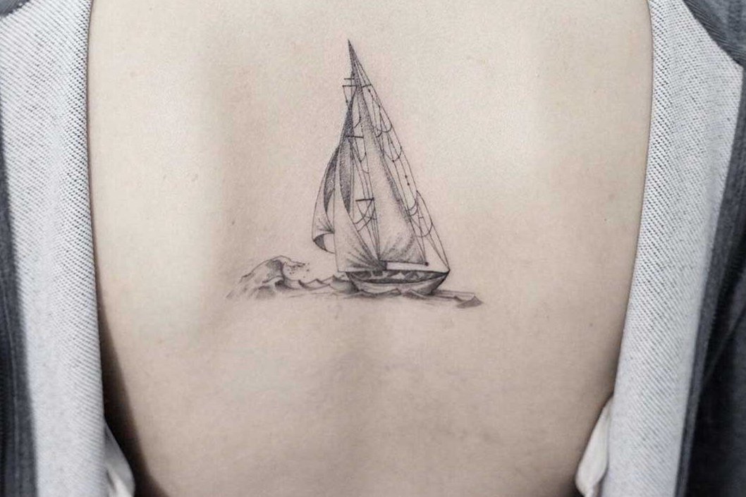 тату вітрильник
