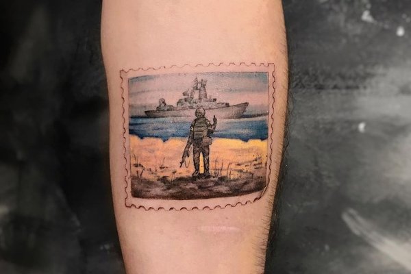 патриотические тату