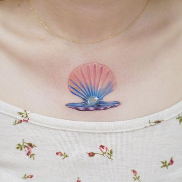 Тату ескізи перлина