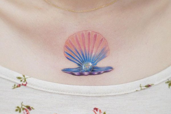 Тату-эскиз Жемчуг