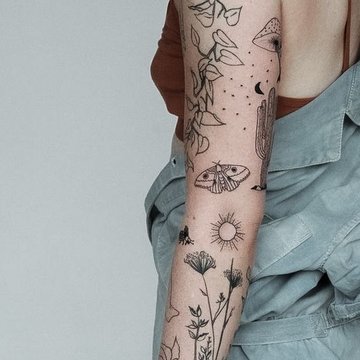 Пэчворк татуировки