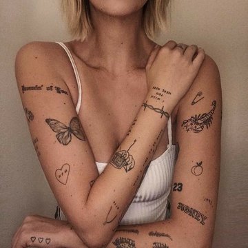 Пэчворк татуировки