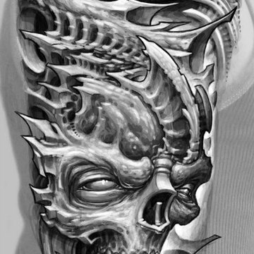 Тату-эскизы "органика"