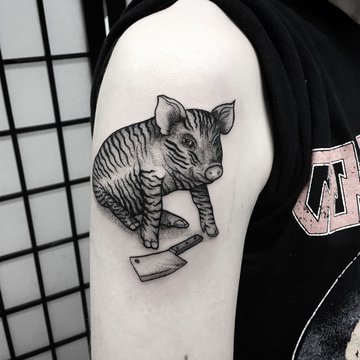 Тату-ескіз «Свиня»