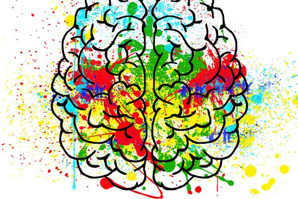 Тату ескіз мозок