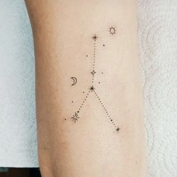 тату знак Зодіаку Рак