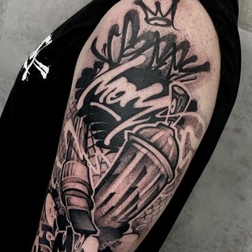 Хип-хоп и реп тату