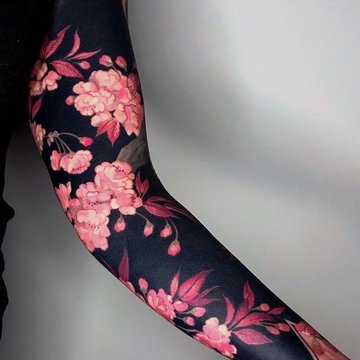 Тату рукав для женщин