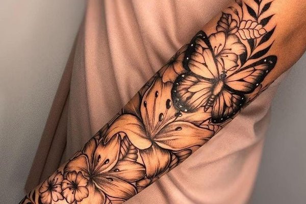 Тату рукава для женщин