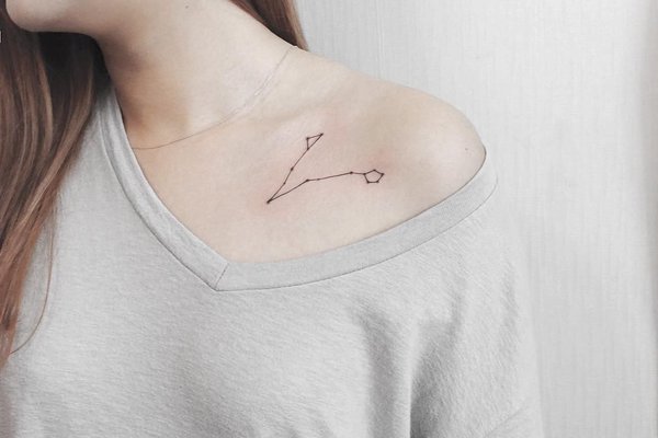 тату знак Зодиака Рыбы