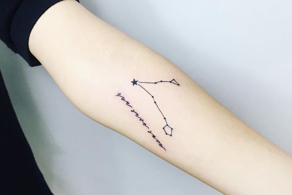 тату знак Зодиака Рыбы