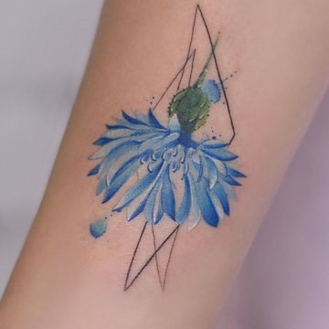 татуювання волошка