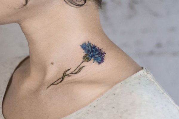 татуювання волошка