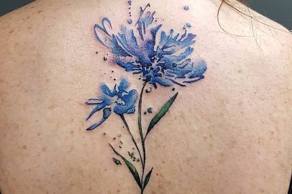 татуювання волошка